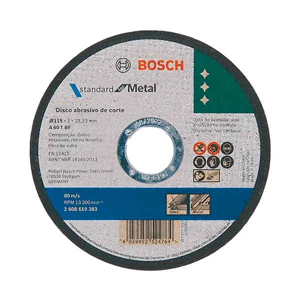 Disco de Corte Recto Extrafino Bosch para Metal 7"